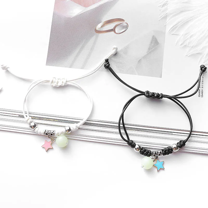 2 шт./компл. новое поступление плетение Парные браслеты для мужчин с рисунком