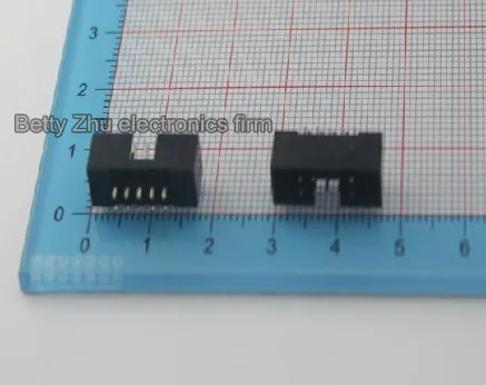 100PCS/LOT DC3-10P 2.54MM Pitch Box Header Block copper needles ISP download interface (JTAG socket) Simple horns seat | Обустройство