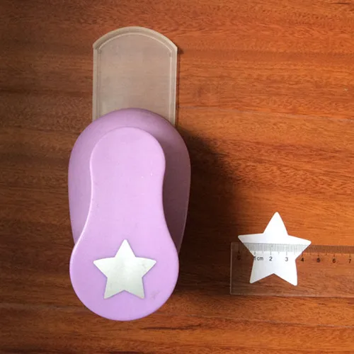 star 2 дюйма 50 мм Круг круглой формы DIY EVA пенопластовый удар экономия усилий дизайн бумажных карт скрапбук большой для перфорации бумаги резаки - Цвет: star
