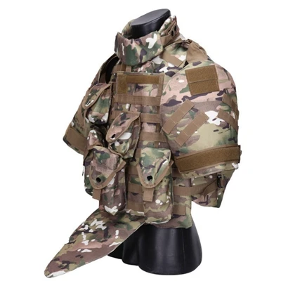 Тактический жилет OTV армейские бронежилет с сумкой Pad USMC Airsoft Молл Нападение плиты Перевозчик CS Костюмы - Цвет: CP