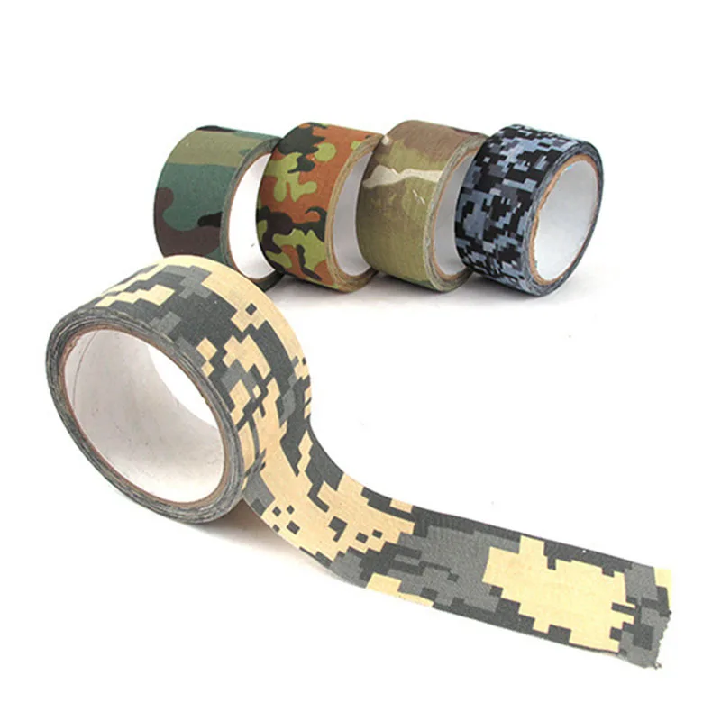 EDC 10M 1PC Camouflage Tape Waterproof Hunting Riding Bicycle Stickers Outdoor Camping Survival Equipment Tourism Portable Tools | Спорт и