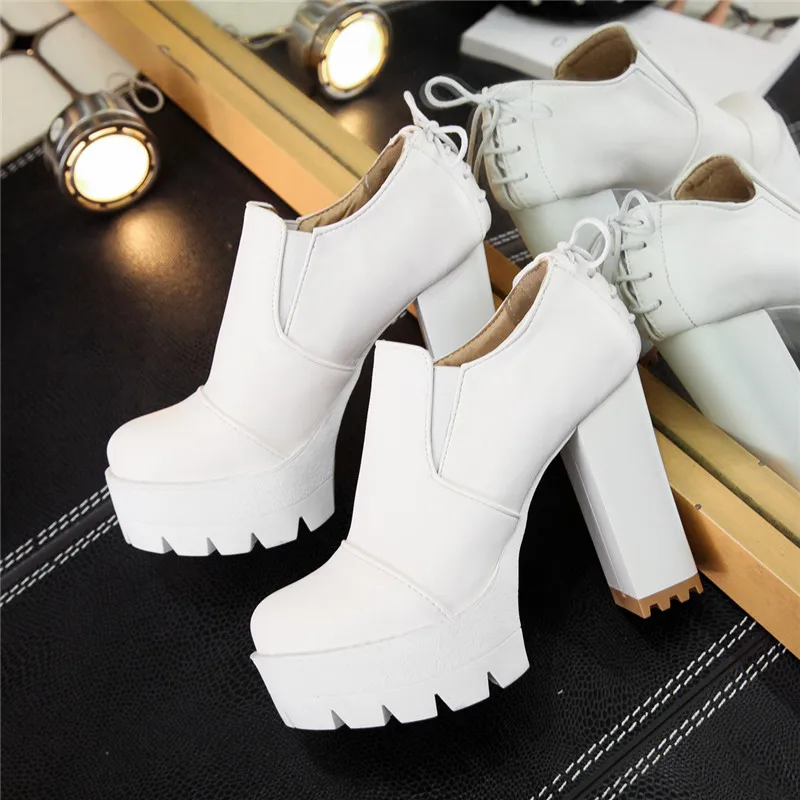 B2 7 размеры 34 43 женские туфли лодочки на платформе большие женская обувь без