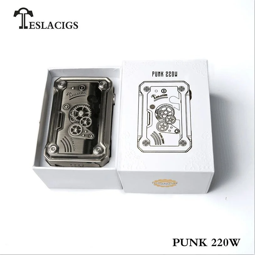 Оригинальный Tesla Punk 220 Вт коробка мод электронная сигарета комплект с Tigertek Springer S