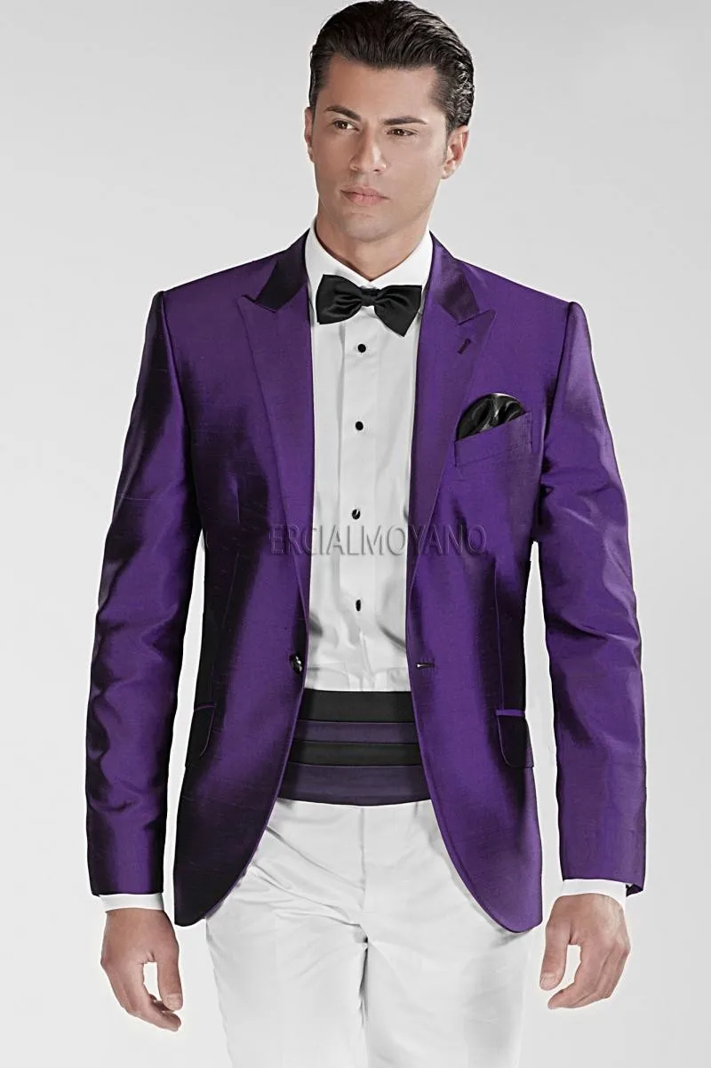 

Latest Design Mens Suits Groom Tuxedos Groomsmen Wedding Party Dinner Best Man Suits Blazer (Jacket+Pants+Girdle+Tie) NO:1211