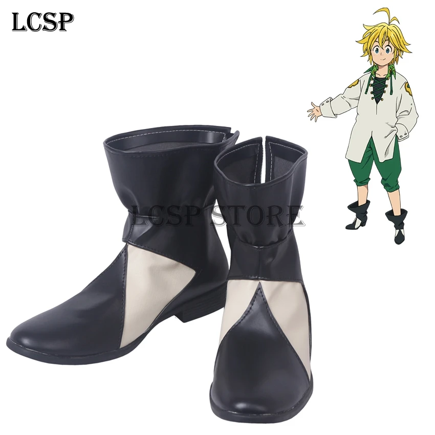 LCSP The Seven Deadly Sins Imashime no fukkatsu Meliodas/ботинки для костюмированной вечеринки обувь в