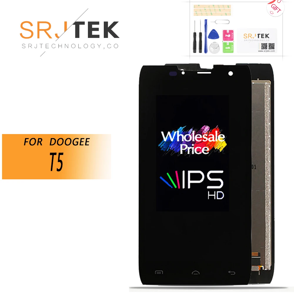 5 0 ''Для DOOGEE T5 T5S LITE ЖК дисплей + сенсорный экран дигитайзер панель Замена Для