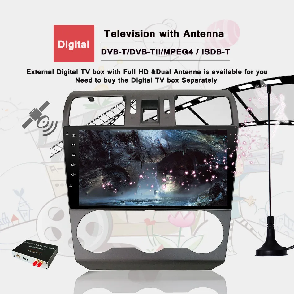 9 &quotandroid 10 Octa Core автомобильный gps-навигация DVD головное устройство экран