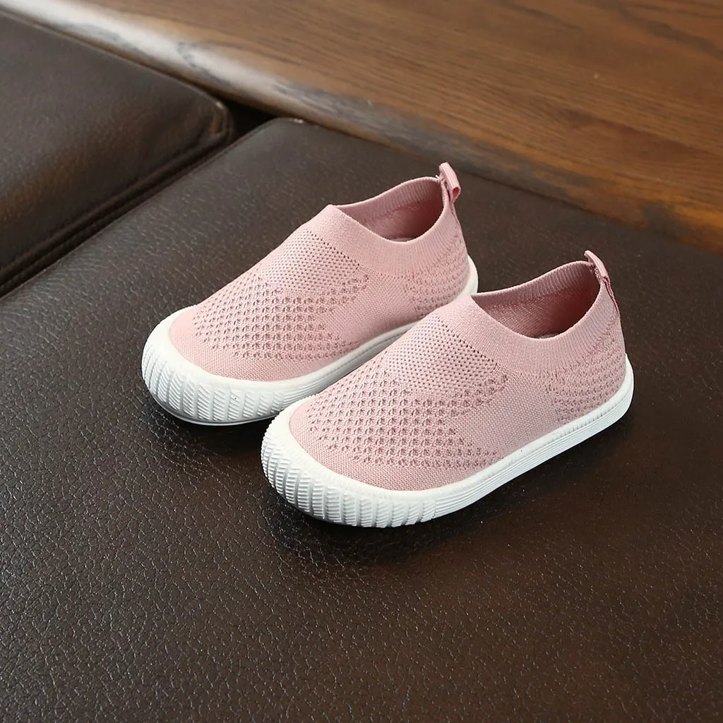 SAGACE/тканая дышащая Спортивная обувь для маленьких мальчиков и девочек