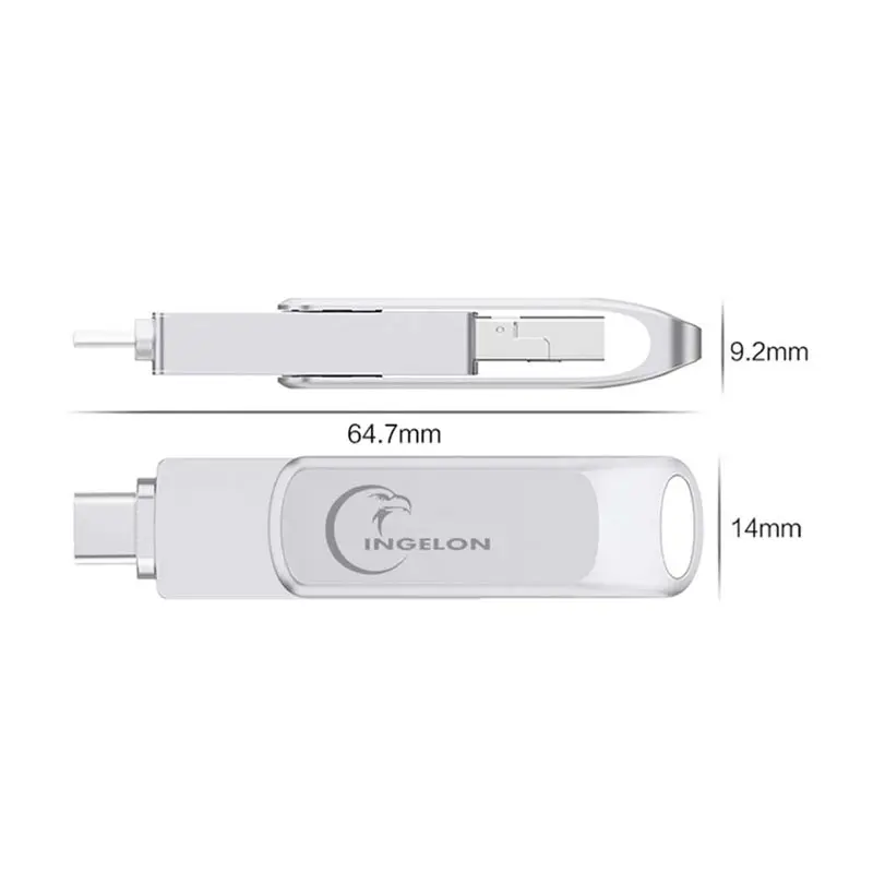 Pendrive 128 ГБ для macbook iPhone Plus ipad ручка накопитель карта памяти мобильный OTG микро USB