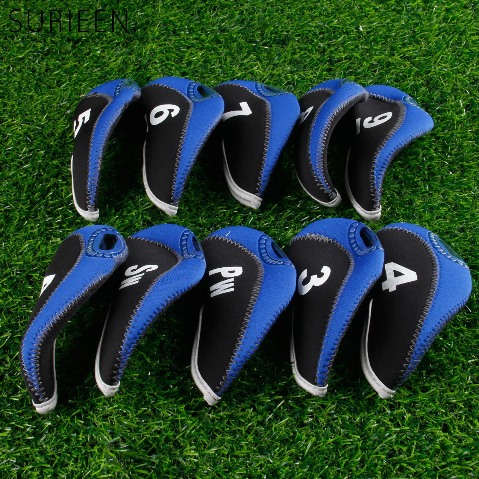 10 шт./лот чехол для головы клюшки гольф клуба защитная накладка аксессуары 3 4 5 6 7 8