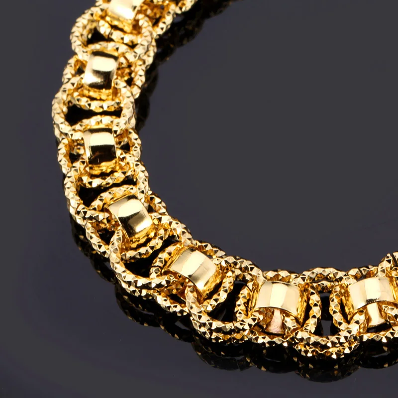 Браслеты Kpop популярные новые модные стильные золотистые браслеты-цепочки для