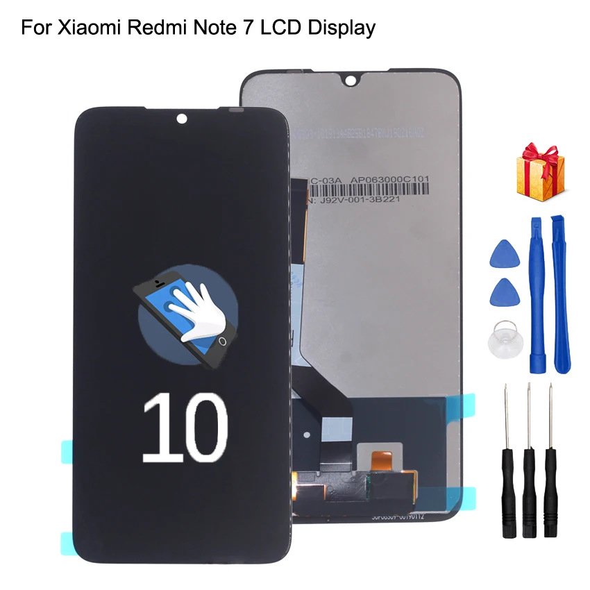 Оригинальный Для Xiaomi Redmi Note 7 ЖК дисплей сенсорный экран дигитайзер для Pro в сборе детали телефона|Экраны