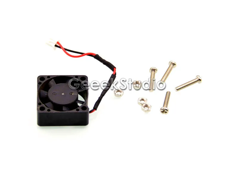 

Cooling Kit with Cooling Fan + Copper Heatsinks + Acrylic Case for Raspberry Pi 3 Model B