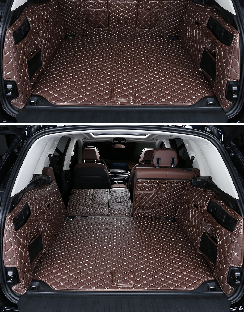 

fiber leather car trunk mat for bmw x5 2019 2020 2021 G05 car accessories