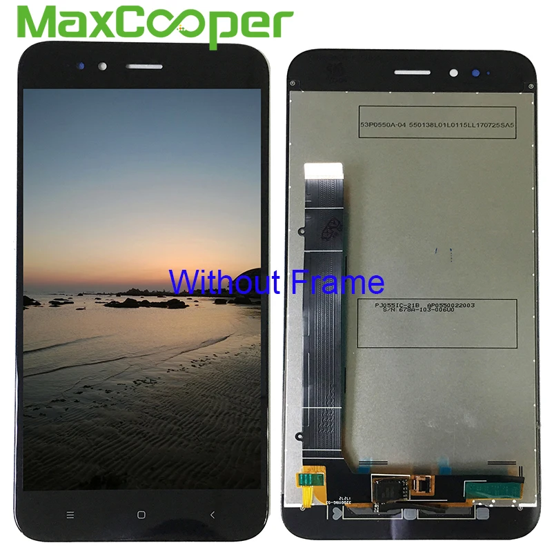 ЖК дисплей и дигитайзер сенсорного экрана для XiaoMi A1 Mi MiA1 5X Mi5X с рамкой модуль