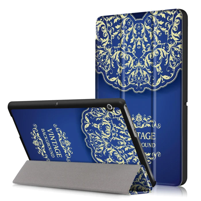 Чехол для huawei MediaPad T3 10 AGS-L09 AGS-L03, 9,6 дюймов, чехол для планшета Honor Play Pad 2 9,6, тонкий флип-чехол из искусственной кожи+ пленка+ ручка