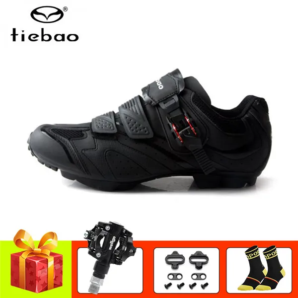 Pedals for 1413 B TIEBAO велосипедная обувь, горный велосипед, zapatos ciclismo hombre, дышащая, самоблокирующаяся,, мужская, женская, mtb, SPD, педали, обувь для верховой езды - Цвет: Pedals for 1413 B