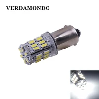 1pcs ba9s 30 smd 3014 led bulbs t4w car styling indicator parking lamp turn light 300lm screw base white