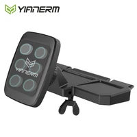 yianerm magnet car phone mount holder cd slot for phone in car magnetic phone stand for iphone xs max samsung s9 car holder