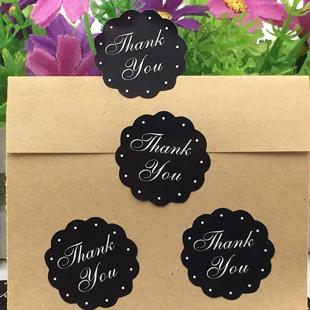1000 шт. ярлыки для упаковки тортов коробок и сумок | Украшения аксессуары