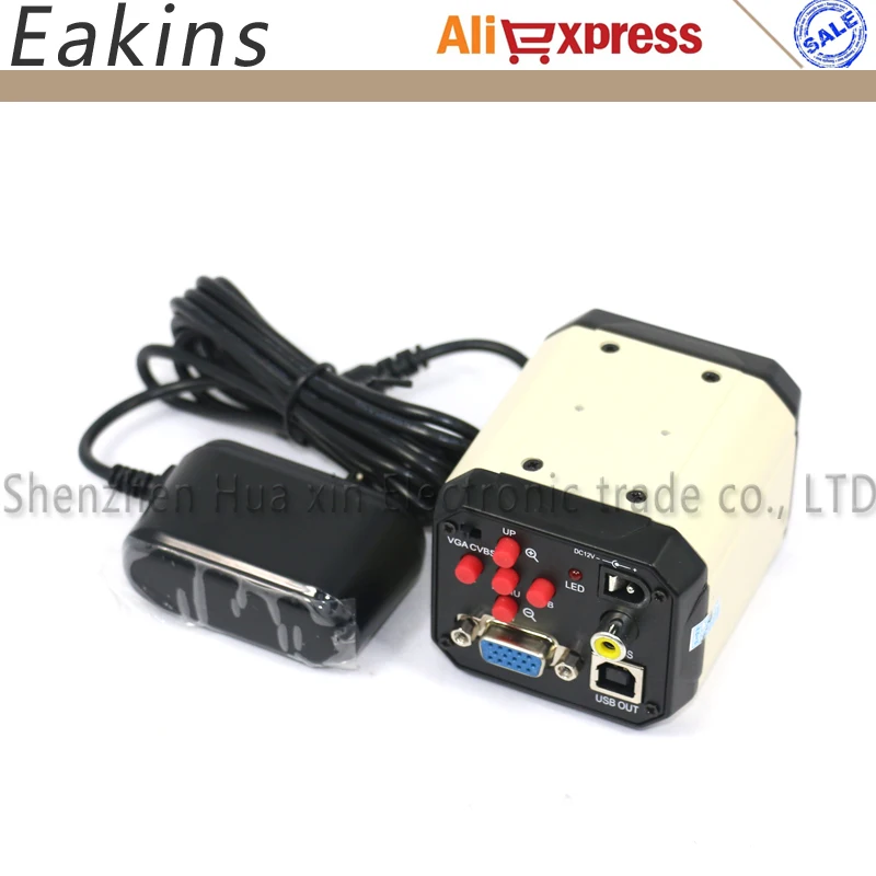 VGA USB микроскоп камера для промышленной лаборатории AV TV выход видеорегистратор +
