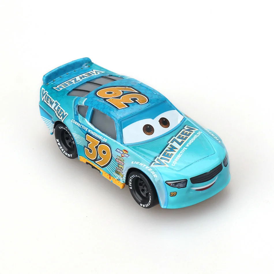 Disney Pixar Cars 2 3 Lightning Mcqueen Mater Jackson Storm Ramirez 1:55 литой автомобиль металлический сплав мальчик игрушки для детей подарок