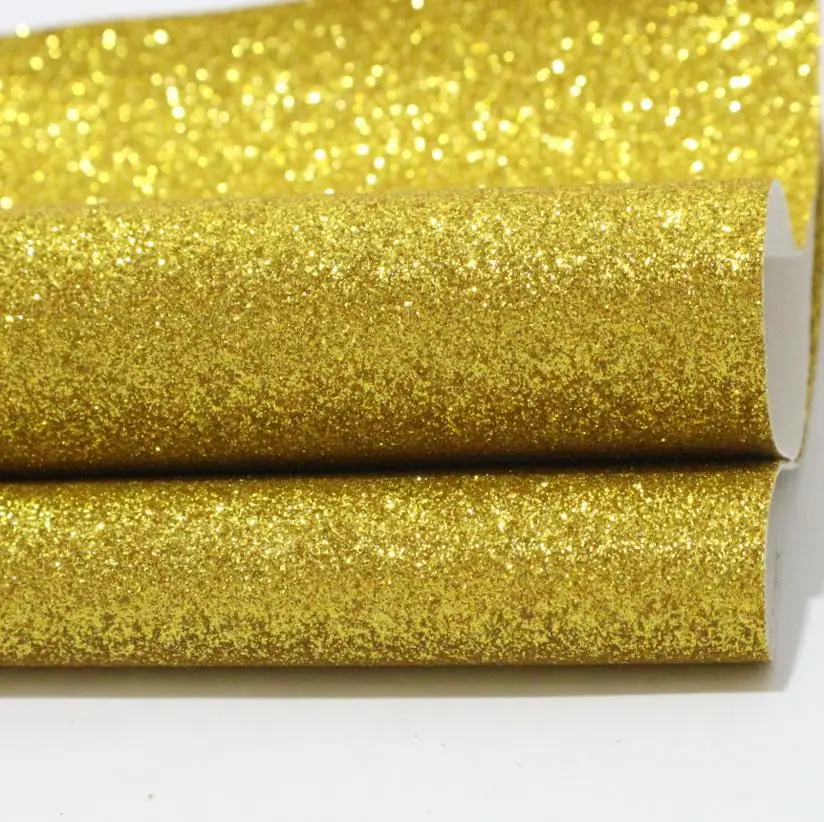 gold 1 шт. 21*29 см A4 Блестящий синтетический лист из искусственной кожи Ткань искусственная кожа Сделай Сам Луки товары для рукоделия - Цвет: gold