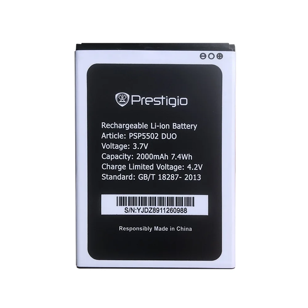 3 7 V 2000 mAh Сменный литий-ионный аккумулятор для Prestigio Muze A5 5 0 &quotPSP5502 PSP3507 DUO