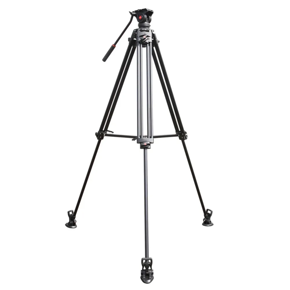 Viltrox VX-18M 74 дюймов Профессиональный Портативный Алюминий видеокамера Камера штатив+ Подвижная Штативная головка horsehoe для фото и видео камеры Максимальная нагрузка 10 кг