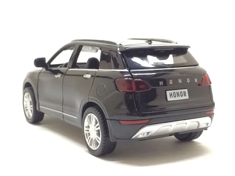 Высокая имитация 1:32 Масштаб Honor H6 SUV Сплав Вытяните назад модель автомобиля игрушка с открытыми дверями звуковой светильник для детей игрушка в подарок