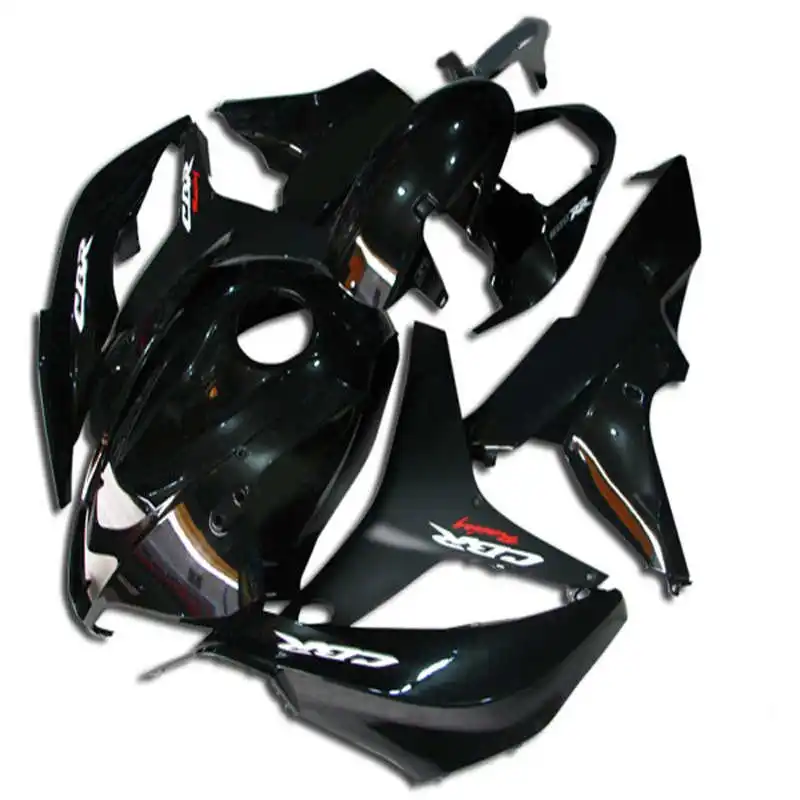 Комплект обтекателей 07 08 CBR 600RR CBR600RR 2007 2008 черные комплекты запчастей литьевая