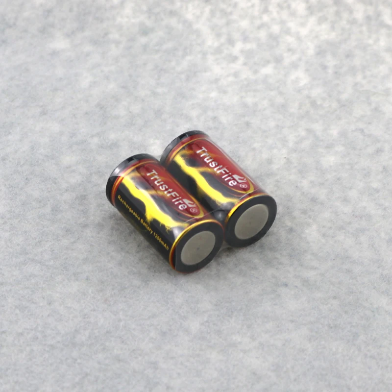 2pcs Trustfire 3.7V 18350 1200mah li-ion rechargeable battery for led flashlights E-cigarette ect DropShipping | Электроника