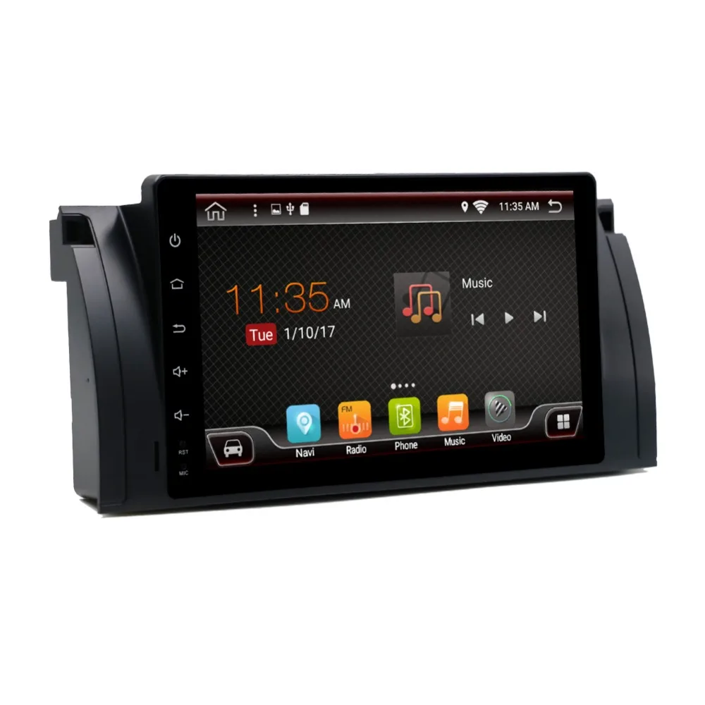 Android 9 0 дюймов в тире Автомобильный dvd-плеер мультимедиа для BMW/E39/X5/M5/E38/E53 с 2G ram Canbus