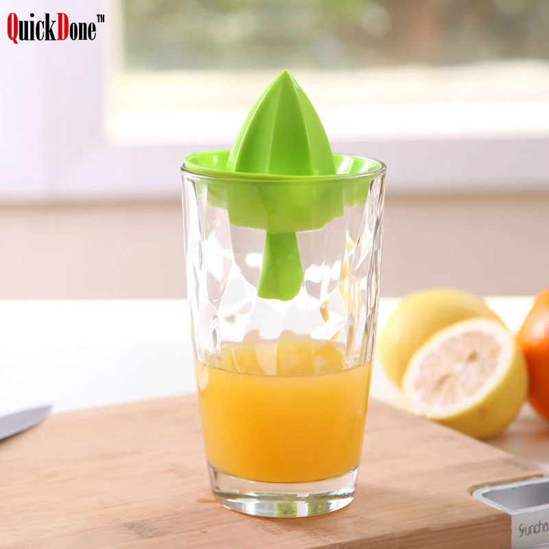 Пластиковая ручная выжималка QuickDone пресс для апельсинового лимонного сока