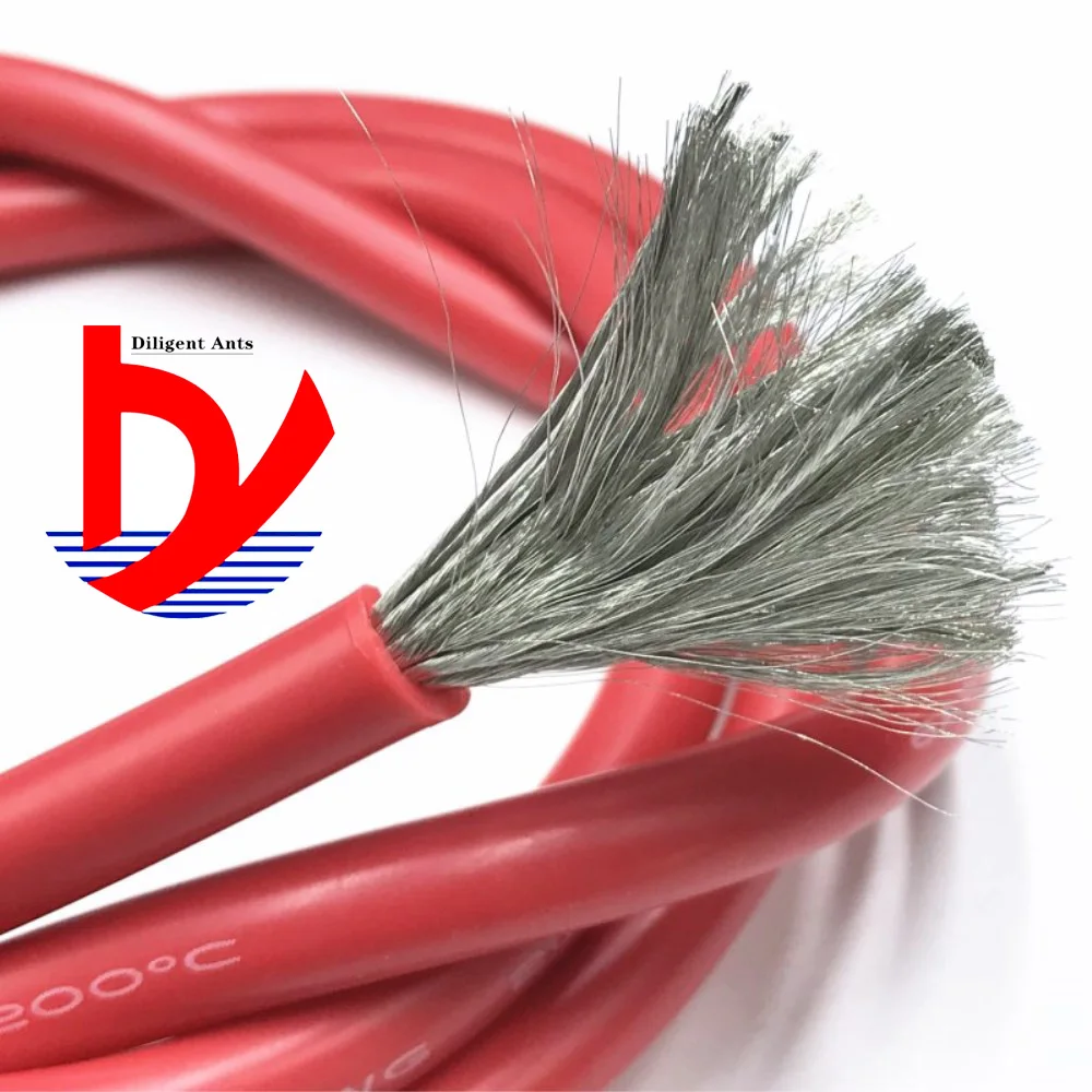 Силиконовый сверхгибкий Тестовый Кабель AWG 1AWG 60 200 градусов высокотемпературный