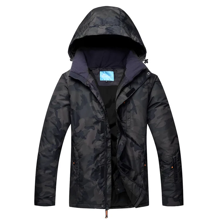 Men's Ski Suit Jacket Thermal Warmth Snowboarding Breathable Plus Size Sports For Camping Snowing Snowboard Ceket | Спорт и