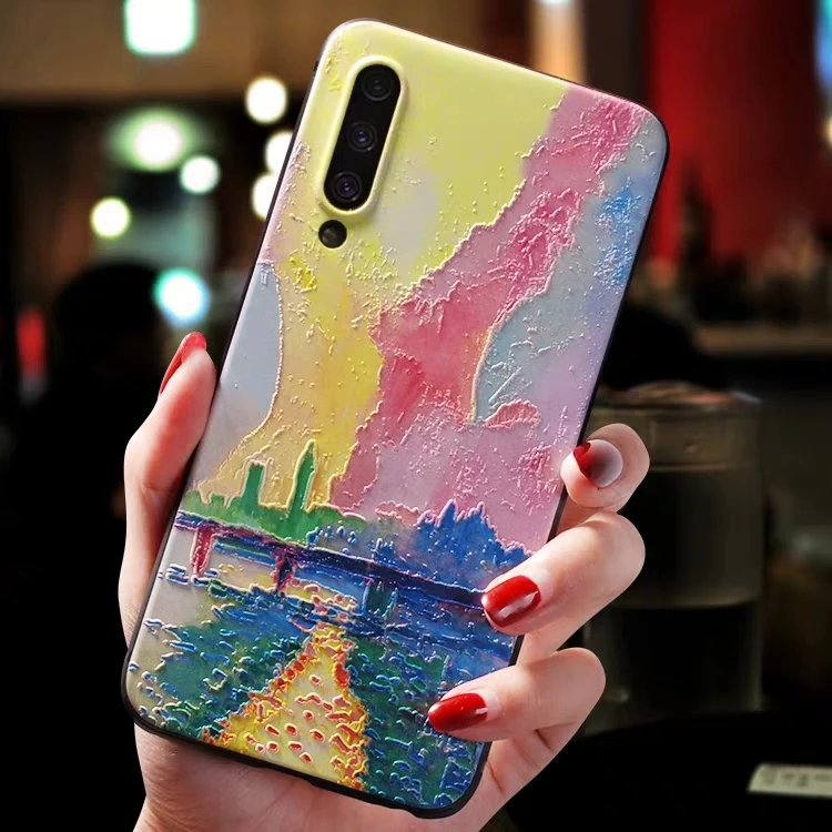 Чехол для Samsung A50 A70 A40 A30 A20 A10 чехол Galaxy a50 милый черный синий телефона с 3d