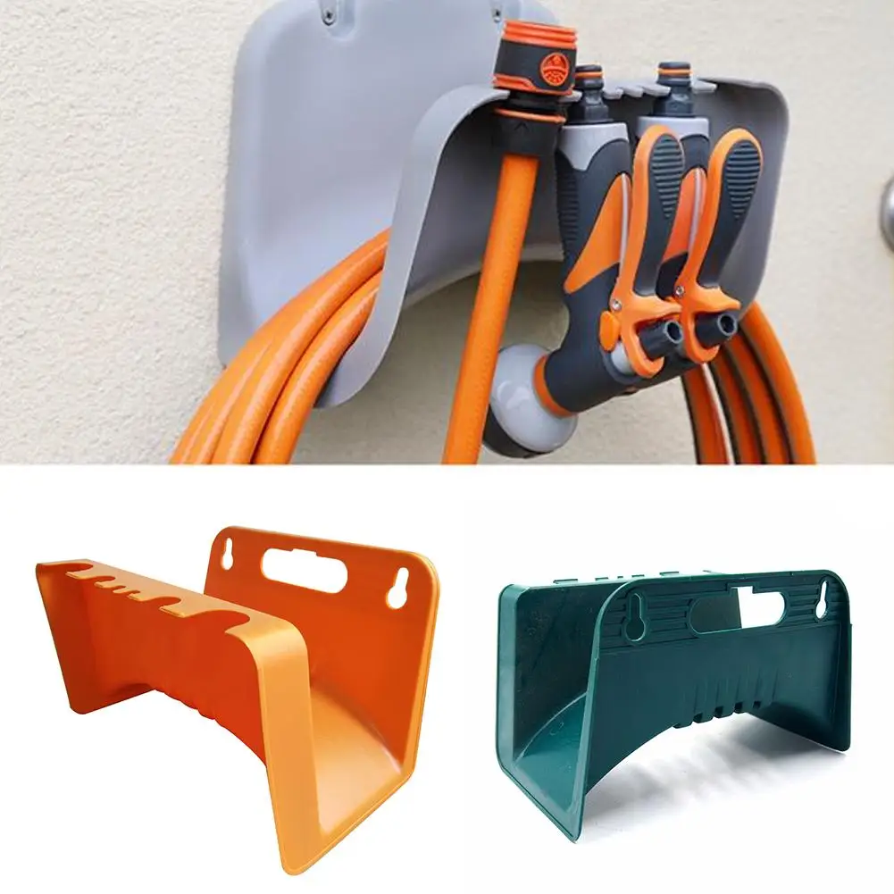 

Heavy Duty Wall-Mounted Hose Hanger Holder Plastic Hose Rack Gardening Tools For Horticulture Irrigation Home