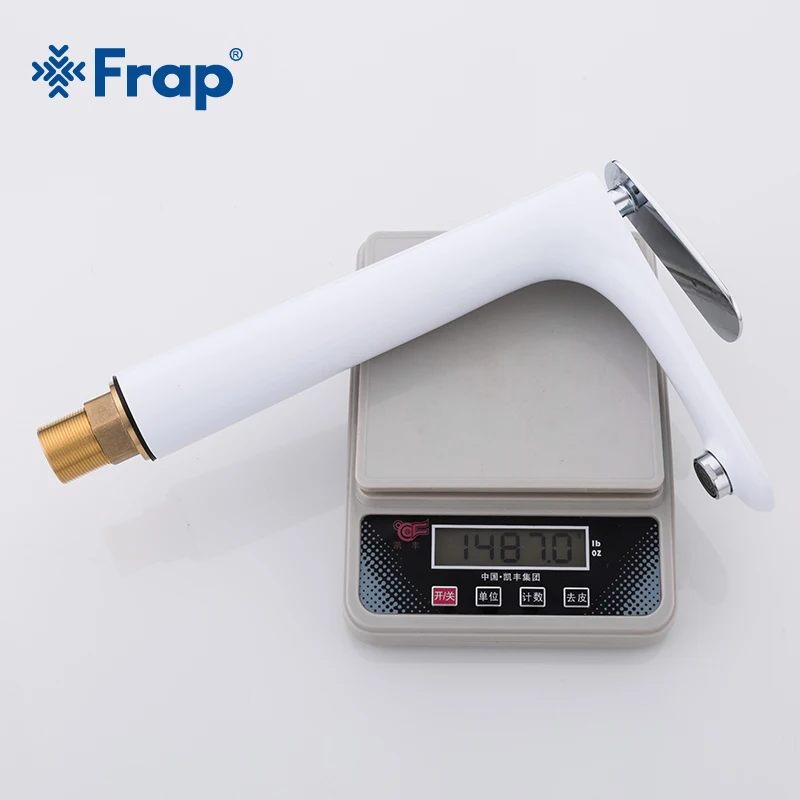 Смесители для раковины Frap Горячая Распродажа современные белые ванной комнаты