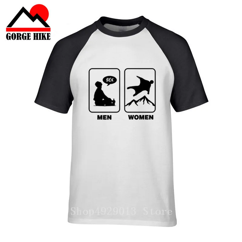 Wingsuiting Adventure Airfoil летающие футболки забавные мужские хлопковые для экстремальных