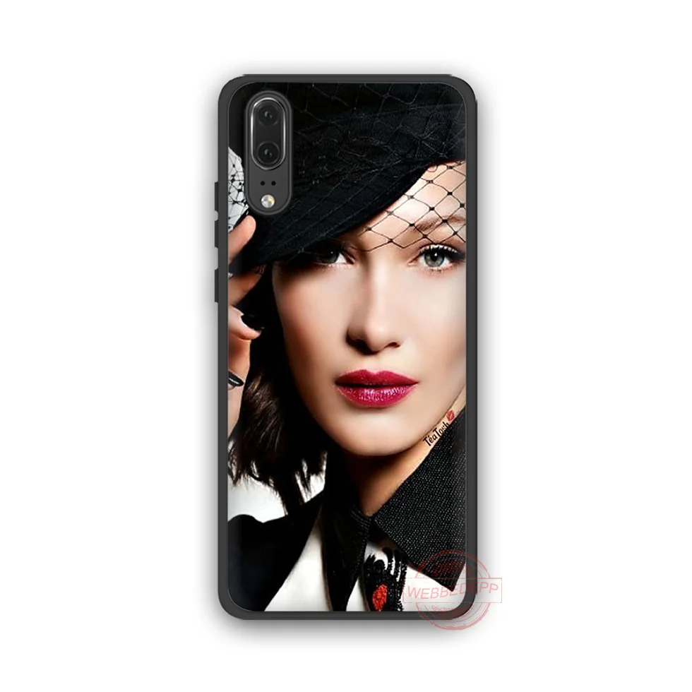 WEBBEDEPP black and white vogue TPU phone case for Huawei P10 P20 P30 Lite Pro Y6 Y7 prime 2018 Y9 2019 |
