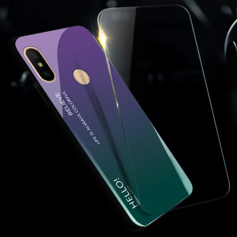Чехол для телефона с градиентом Авроры xiaomi mi8 mi 8se explore задняя крышка из