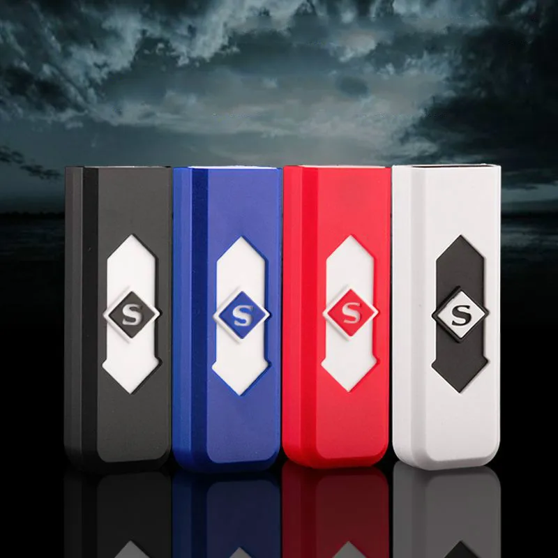 Super Windproof Smokeless Flameless USB Charging Lighter Electronic Cigarette Lighters Smoking Accessories For Man | Дом и сад