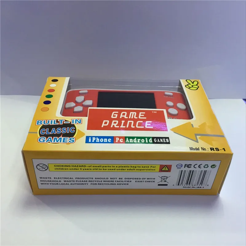 RS 1 портативная игровая консоль 2 5 дюймов LCD 76 игр внутри Портативный Видео