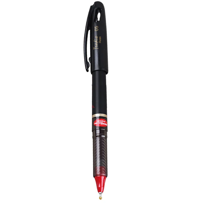 black with red ink Pentel ручка tradio 0,5 мм модные чернила для гелевой ручки внутри Япония BLN115 - Цвет: black with red ink