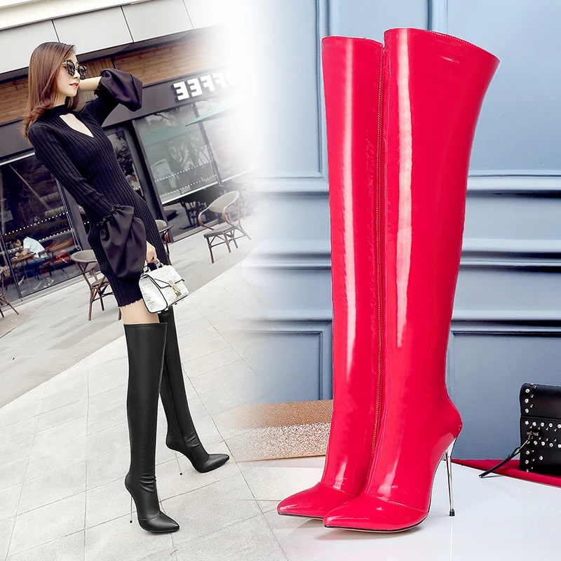 Новинка 2019 года сезон осень зима модные женские ботинки|Ботфорты| |