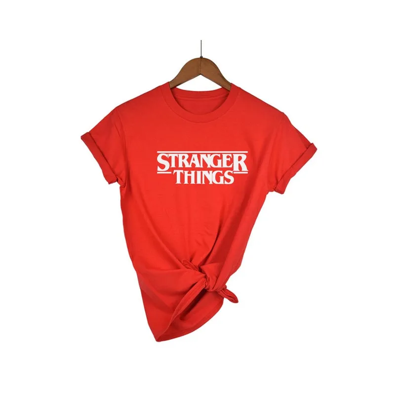 Странные Вещи Ringer Tee хипстерские рубашки Tumblr графическая футболка женский