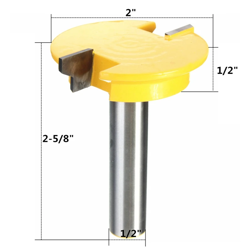 Высокое качество 1 шт. ящик перед совместным фрезы Reversible 1/2 &quotхвостовик