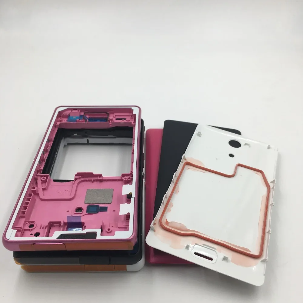 Новая средняя Рамка Кронштейн панель передняя рамка Корпус для Sony Xperia ZR M36H C5502 C5503