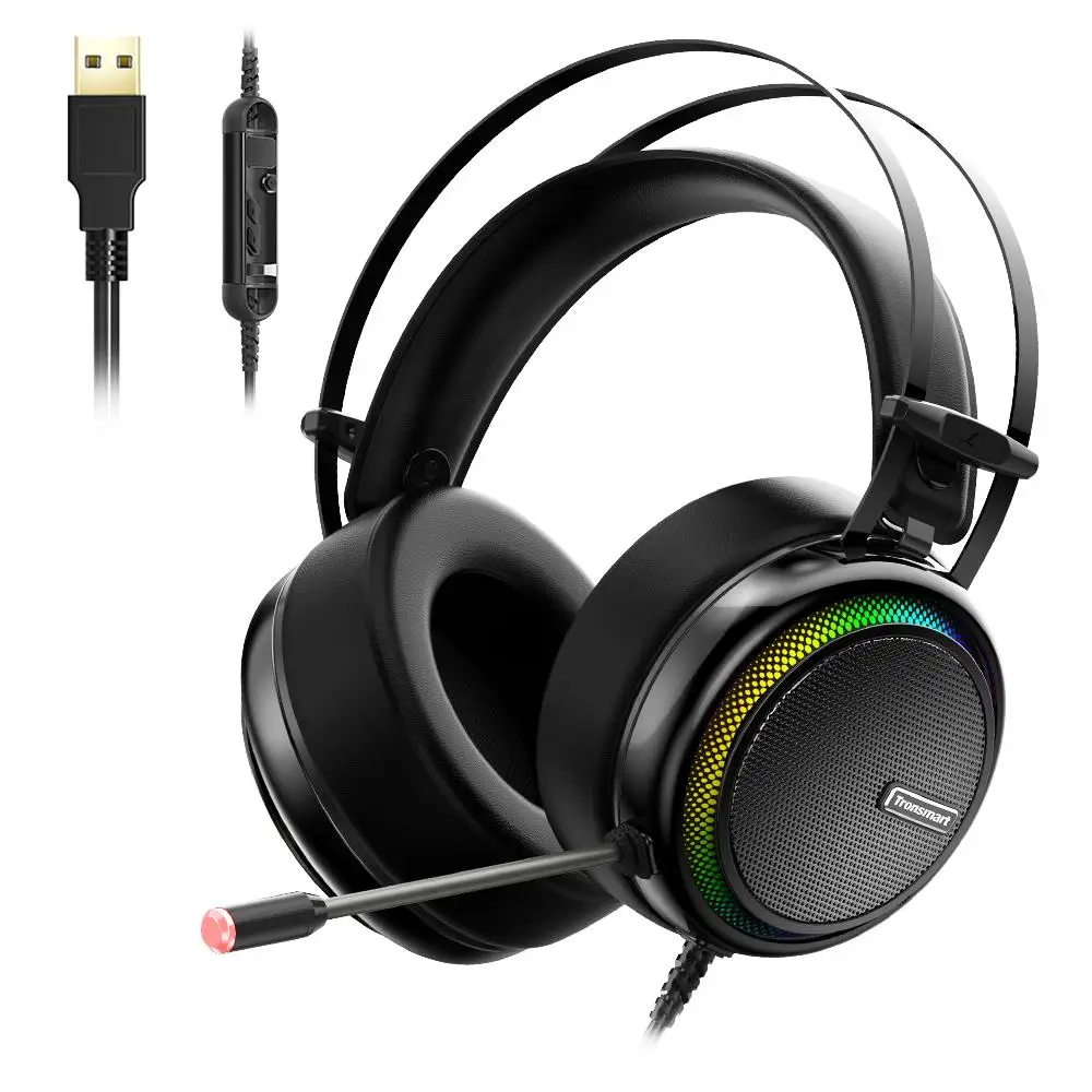 Игровая гарнитура Tronsmart Glary Virtual 7,1 USB интерфейс Игровые наушники для ps4 Для nintendo для переключения компьютера и ноутбука